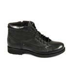 Bismark Leather Boot // Black (Euro: 44)