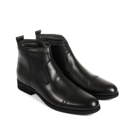 Salt Lake City Leather Boot // Black (Euro: 40)