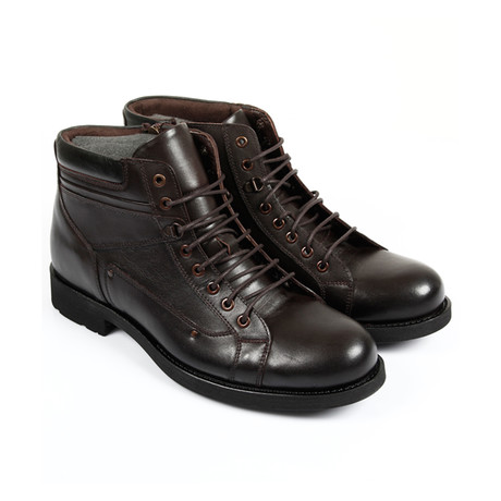 Raleigh Leather Boot // Brown (Euro: 40)