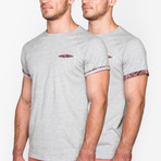 Roll Up T-Shirt // Grey Marle (M)