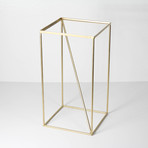 Tyle Table // Gold (Black Tyle)