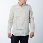 Long-Sleeve Modern Fit Shirt // Khaki (L)