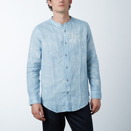 Long-Sleeve Modern Fit Shirt // Light Blue (S)