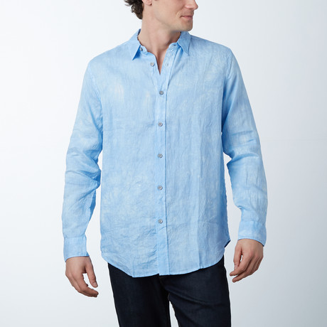 Long-Sleeve Modern Fit Shirt // Sky Blue (S)