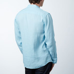 Long Sleeve Linen Modern Fit Shirt // Sky (S)