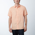 Short-Sleeve Modern Fit Shirt // Soft Orange (XL)