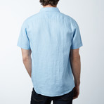 Short-Sleeve Modern Fit Shirt // Light Blue (2XL)