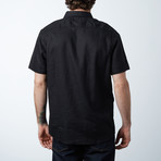 Short-Sleeve Modern Fit Shirt // Black (S)