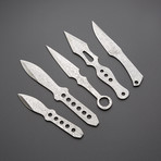 Damascus Throwing Knives // Set of 12 // THR-DM01