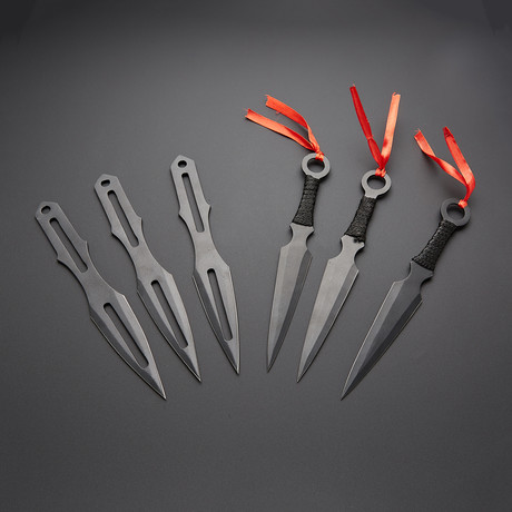 Throwing Knives // Set of 6 // TRW-35