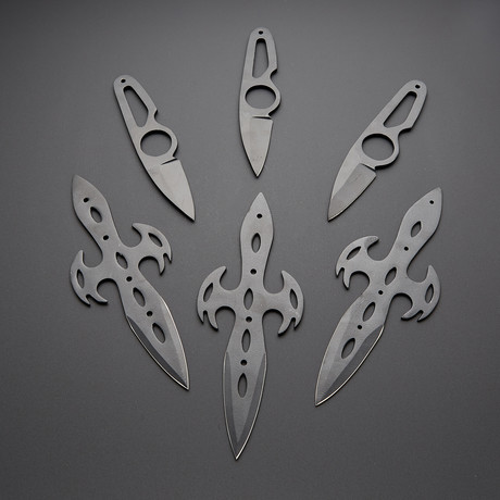 Throwing Knives // Set of 6 // TRW-40