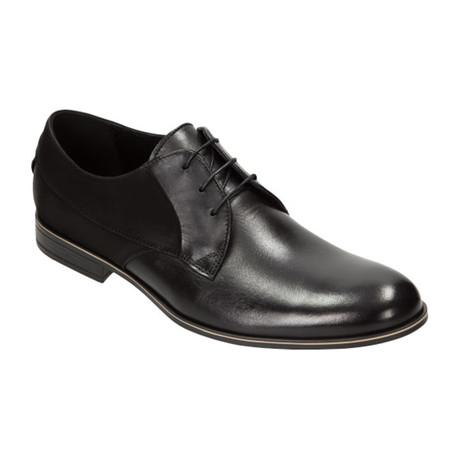 Contrast Leather Derby // Black (Euro: 40)