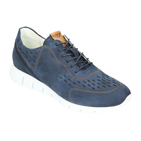 Contrast Stitched Sneaker // Dark Blue (Euro: 40)