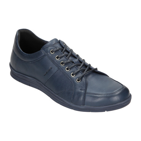 Leather Sneaker // Blue (Euro: 40)