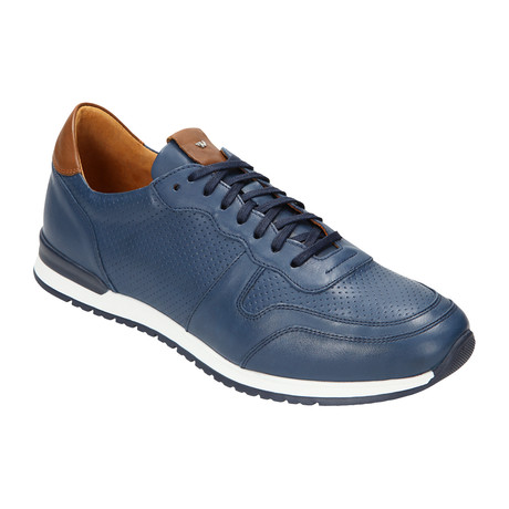 Perforated Sneaker // Navy (Euro: 40)