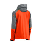 Exhibition Jacket FX // Red Orange + Smoked Pearl (S)