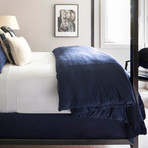 Duvet Cover // Technical Suede // Dark Sapphire (Full/Queen)