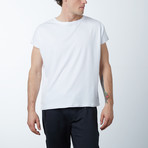 Raw Edge Tee // White (S)