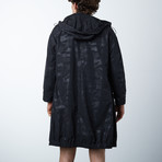 Detachable Hood Technical Jacket // Dark Camo (XS)