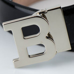 B Buckle Patent Leather Belt