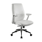 Arena // Arm Office Chair (White)