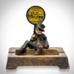 Wilton No Parking Drunk Man // Vintage Cast Iron Ashtray