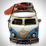 60's Volkswagen // Handmade Metal Blue Bus