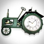 Bond Street-London // Handmade Metal Tractor And Clock