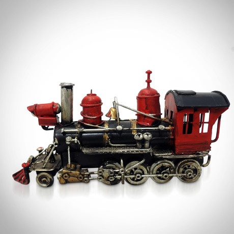 1800's Locomotive // Handmade Metal Steam Engine