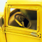 40's Chevy // Handmade Metal Yellow Pickup Truck