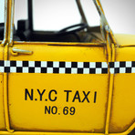 50's New York City Yellowcab // Handmade Metal Car