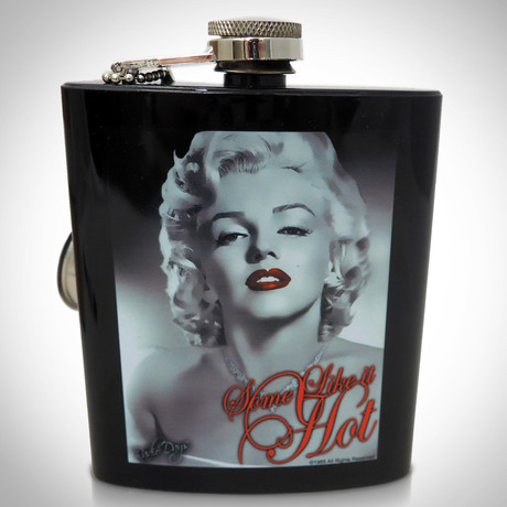 Marilyn Monroe Some Like It Hot // Stainless Steel Flask