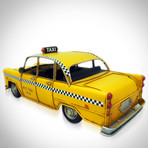 50's New York City Yellowcab // Handmade Metal Car