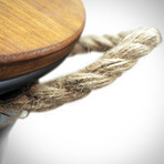 1814 Dark Green Brooklyn // Barrel Stool And Storage