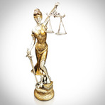 Lady Justice // Folk Art Statue