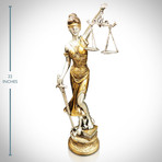 Lady Justice // Folk Art Statue