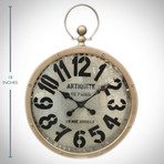 Antique De Paris Clock // Industrial Art Clock