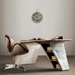 Antique De Paris Clock // Industrial Art Clock