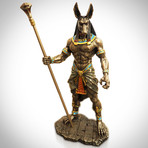 Egyptian God Anubis // Cast Bronze Statue