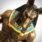 Egyptian God Anubis // Cast Bronze Statue