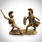 Hector & Achilles Battle // Cast Bronze Statue