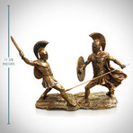 Hector & Achilles Battle // Cast Bronze Statue