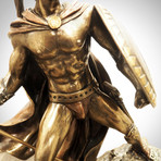 Spartan Warrior King Leonidas Battle Pose// Cast Bronze Statue