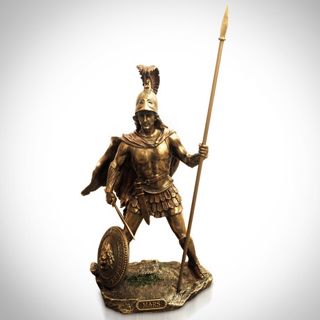 Greek God Of War Mars // Cast Bronze Statue