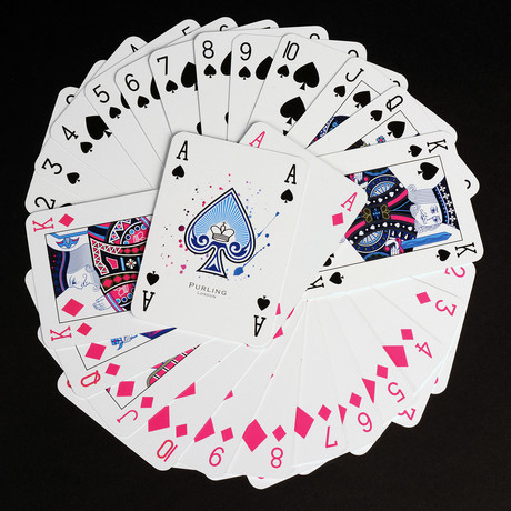 Playing Cards // Two Decks Royal Blue & Hot Pink