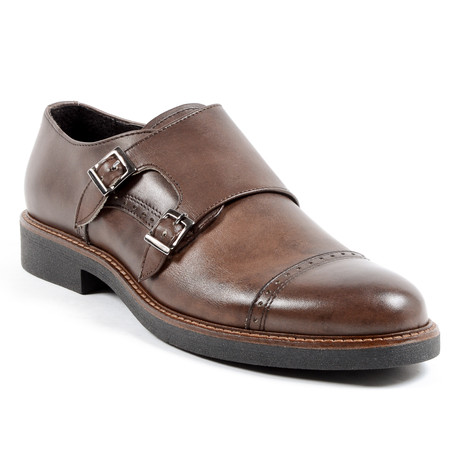 Kurt Monk Strap Shoe // Mud (US: 7)