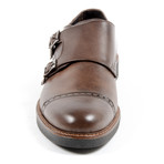 Kurt Monk Strap Shoe // Mud (US: 8.5)