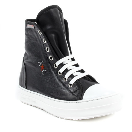 High Top Sneaker // Black (US: 7)