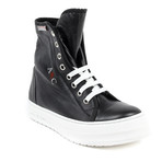 High Top Sneaker // Black (US: 10.5)