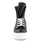 High Top Sneaker // Black (US: 10.5)